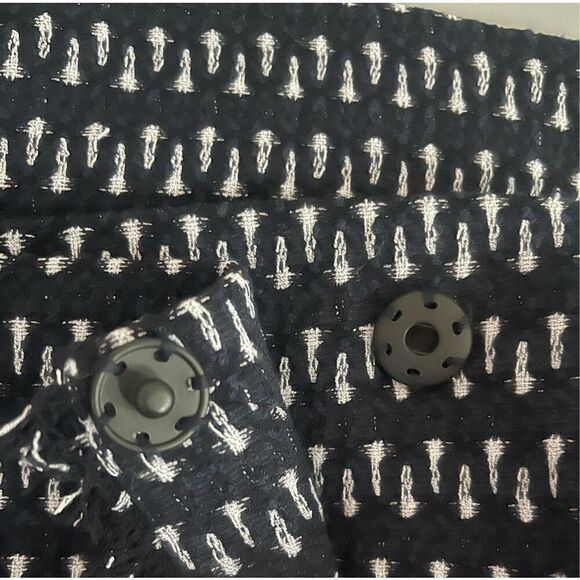 Elizabeth and James Daniella Needle Stack Wrap Front Flax Blend Mini Skirt Size - Picture 7 of 7